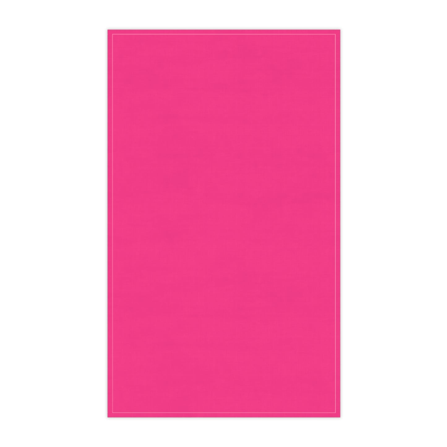 Pink Cotton Twill Tea Towel 18 x 30