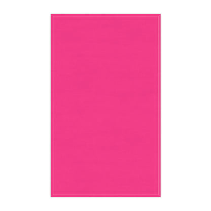 Pink Cotton Twill Tea Towel 18 x 30