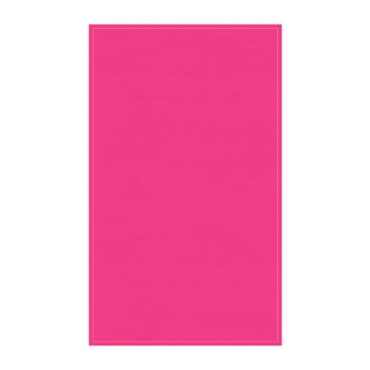Pink Cotton Twill Tea Towel 18 x 30