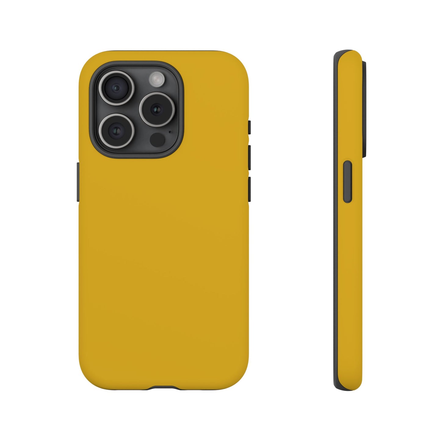 Honey Yellow Tough Cell Phone Case Matte or Glossy Protective Case iPhone Samsung