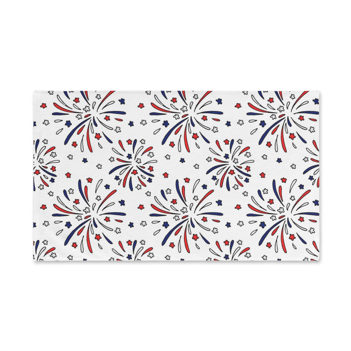 Fireworks Hand Towel Patriotic Bathroom Hand Towel