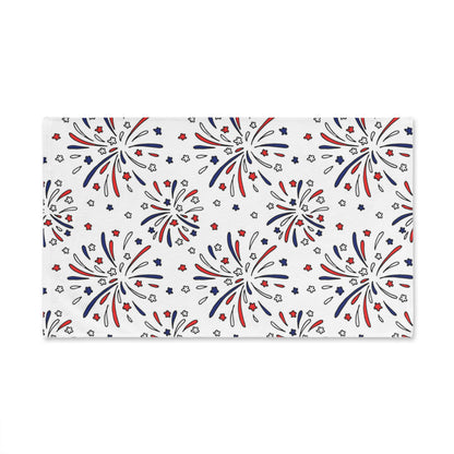 Fireworks Hand Towel Patriotic Bathroom Hand Towel
