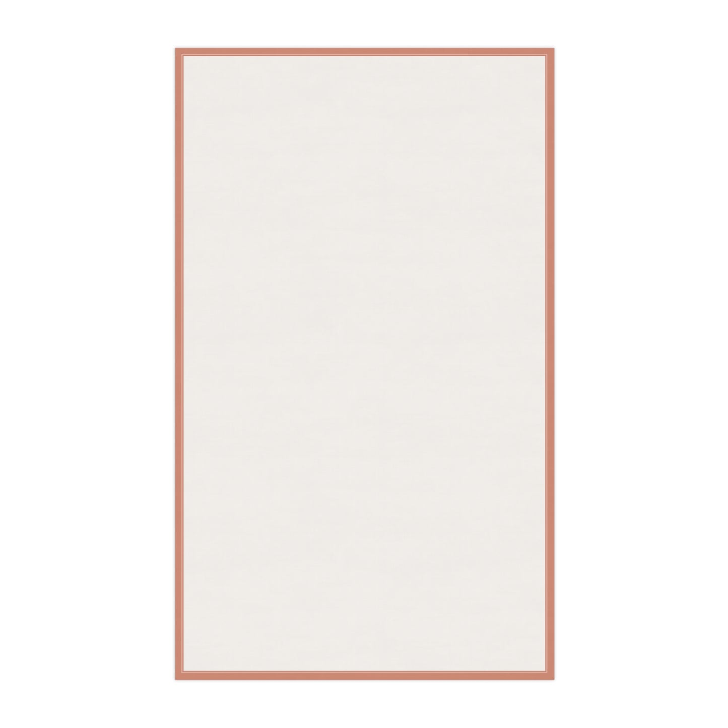 Terracotta Cotton Twill Tea Towel 18 x 30