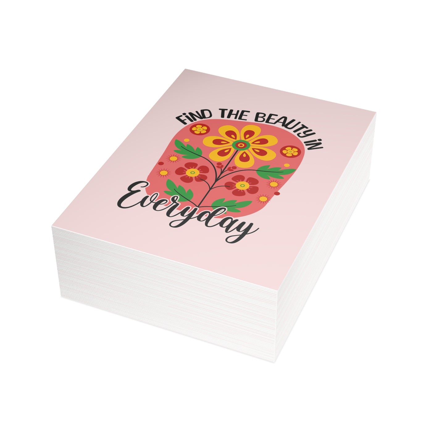 Find the Beauty Postcards Inspirational Floral Postcard Set