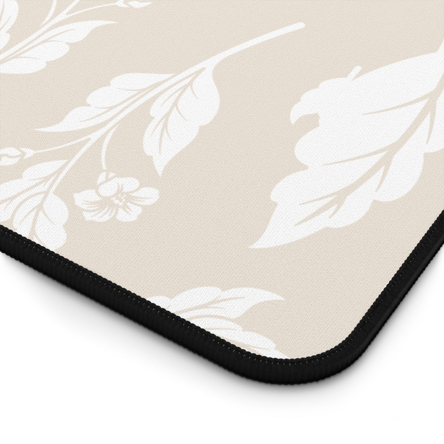 Cream Latte Floral Desk Pad (12x18, 12x22 or 16x32)
