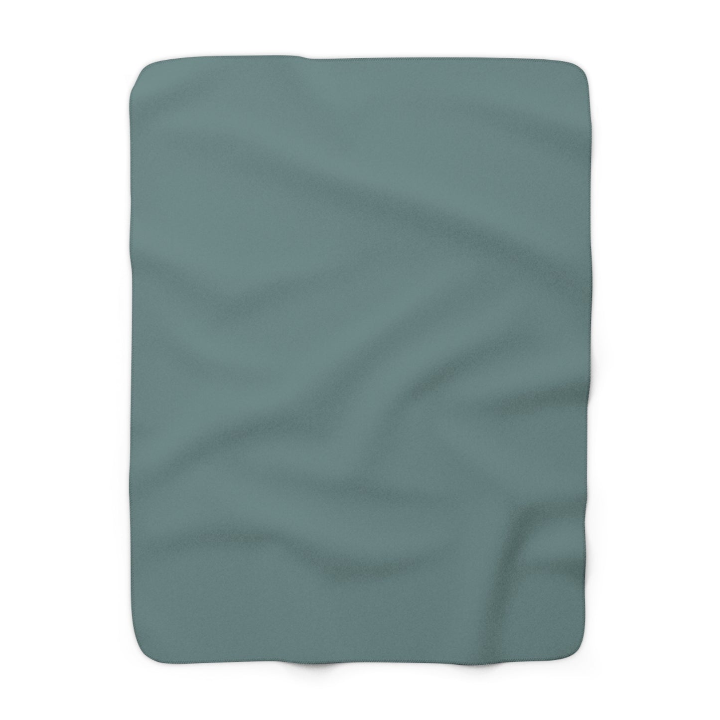 Dusty Blue Sherpa Fleece Blanket Cozy Plush Throw 3 Sizes Soft Warm Blanket