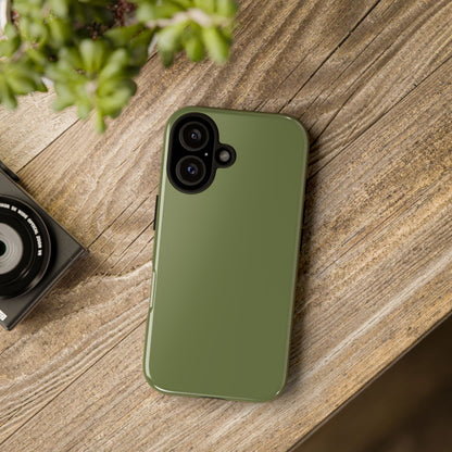 Olive Tough Cell Phone Case Matte or Glossy Protective Case iPhone Samsung
