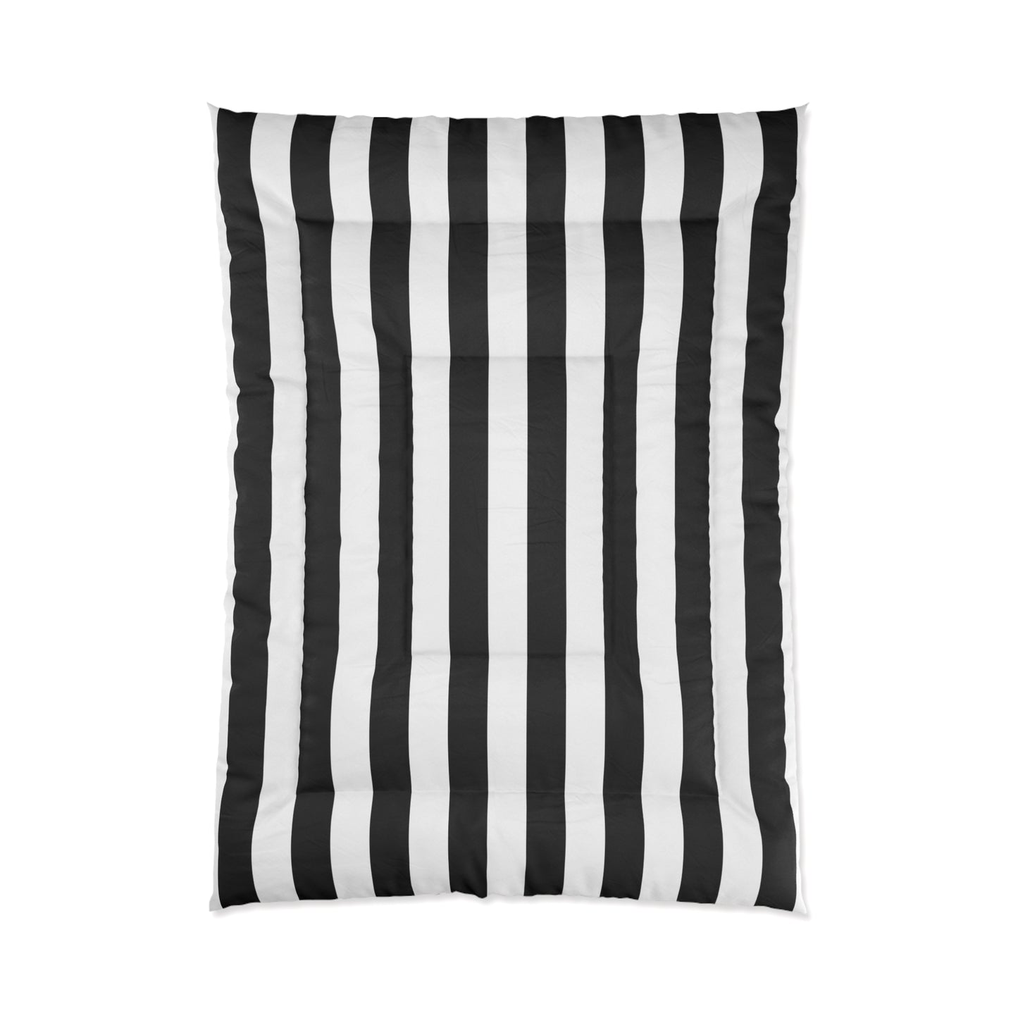 Black Stripe Comforter Bedding Set (4 Sizes)