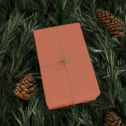 Terracotta Wrapping Paper Matte or Glossy Gift Wrap 3 Sizes Fine Art Paper