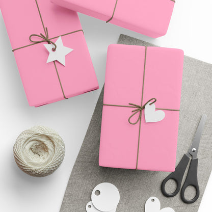 Light Pink Wrapping Paper Matte or Glossy Gift Wrap 3 Sizes Fine Art Paper