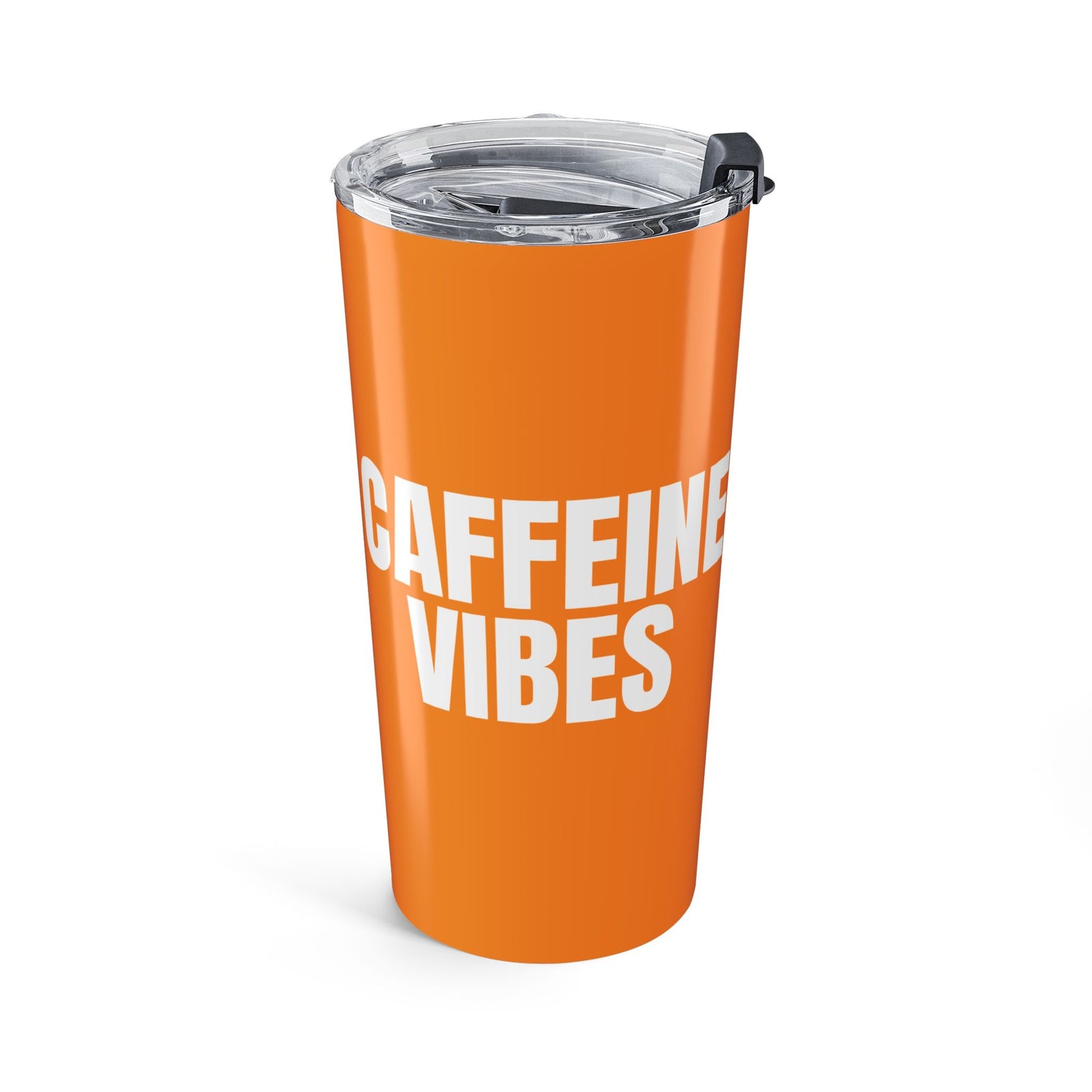 Tangerine Caffeine Vibes 20oz Stainless Steel Tumbler | Color Coordinated Collection