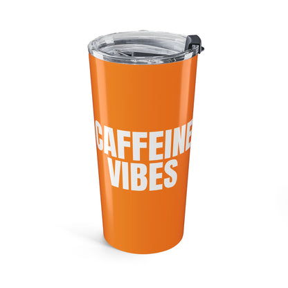 Tangerine Caffeine Vibes 20oz Stainless Steel Tumbler | Color Coordinated Collection