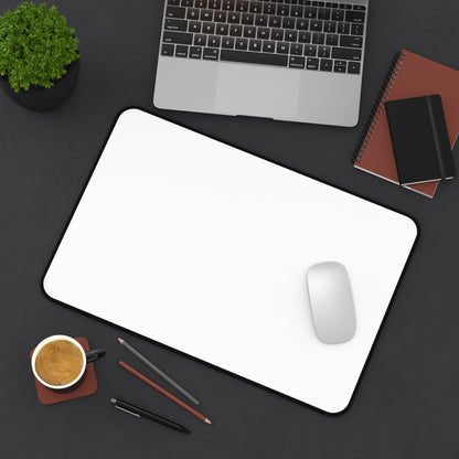 White Desk Mat Color Coordinated Collection (12x18, 12x22, 16x32)