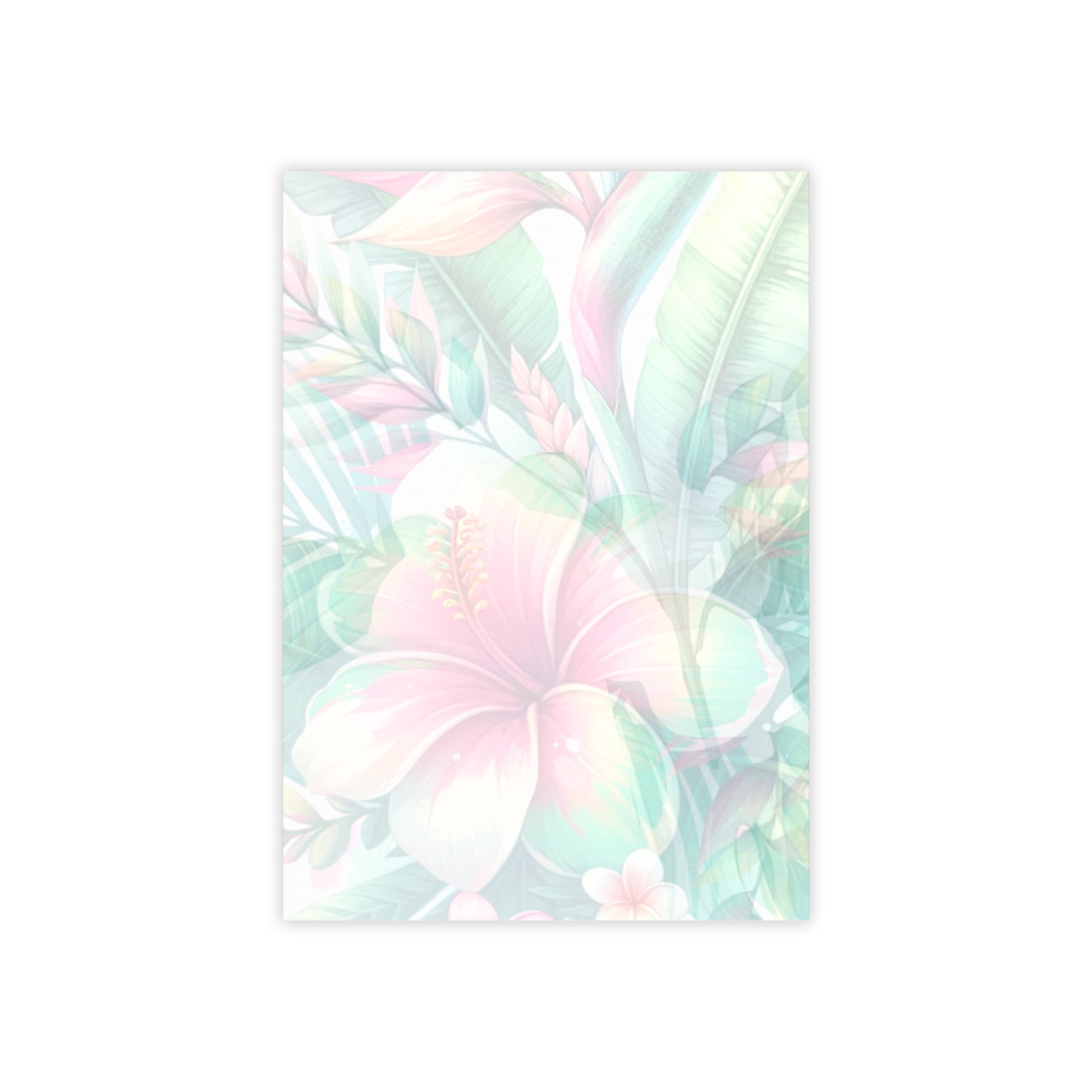 Paradise in Full Bloom Sticky Notes Tropical Floral Post It Notes (7 Sizes)