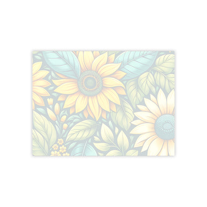 Sunflower Grove Sticky Notes Sunflower Post It Notes Botanical Notes (7 Sizes)