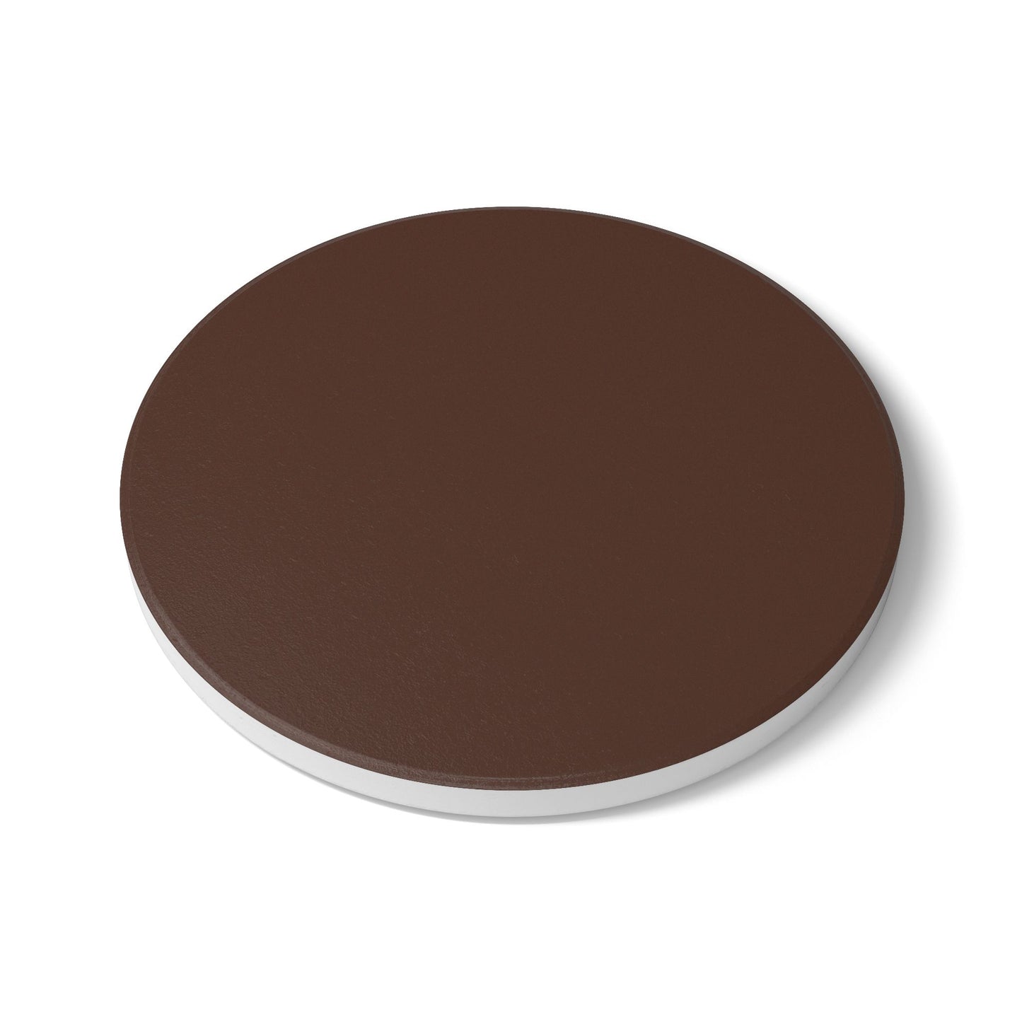 Chocolate Brown Ceramic Coaster Round or Square | Coordinated Collection