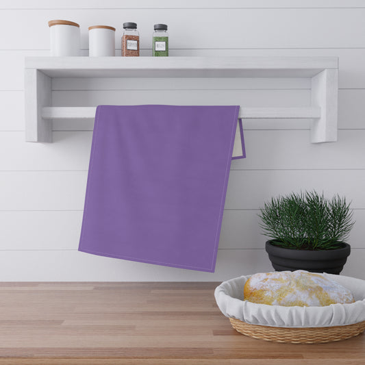 Purple Cotton Twill Tea Towel 18 x 30