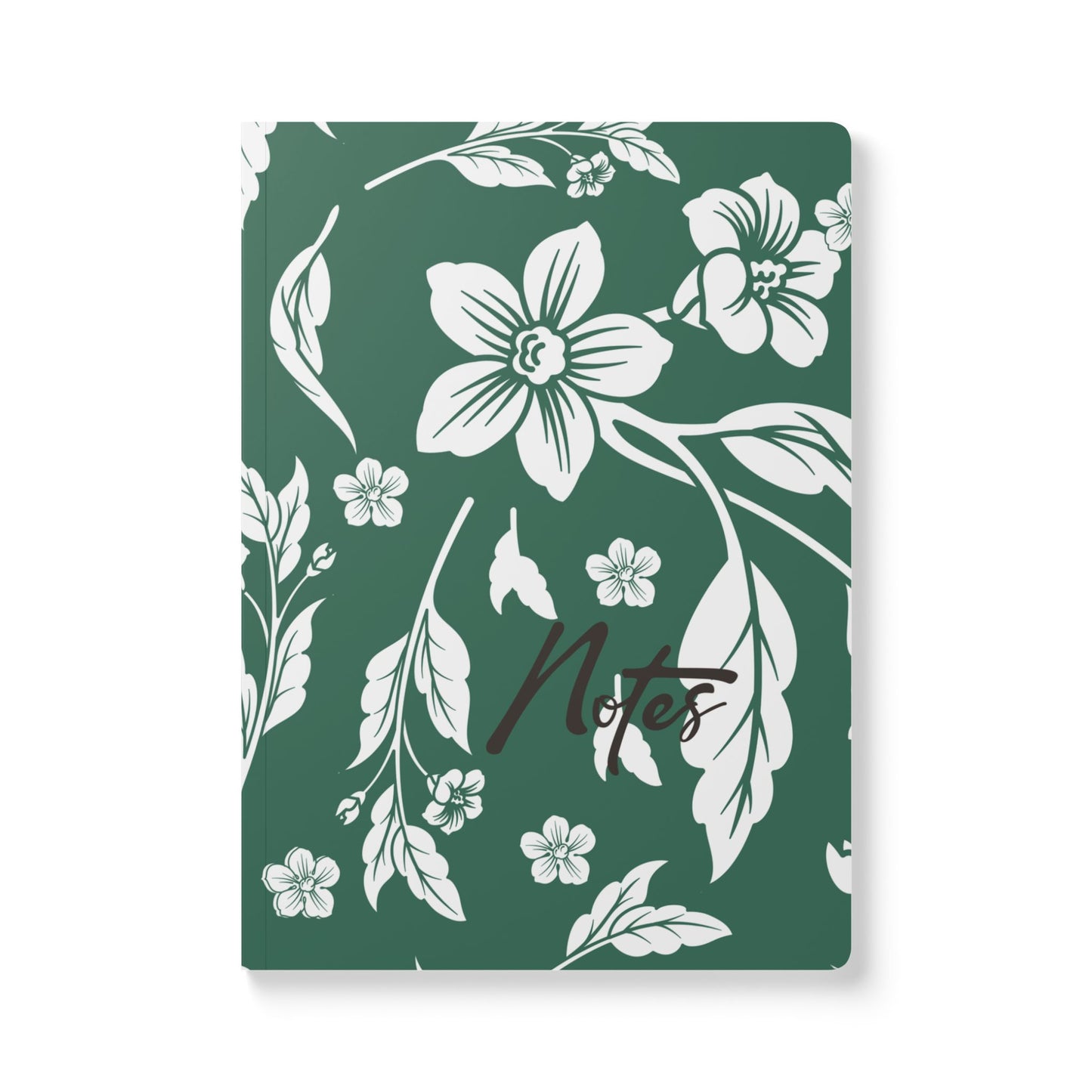 Leaf Green Floral A5 Lined Journal Coordinated Collection