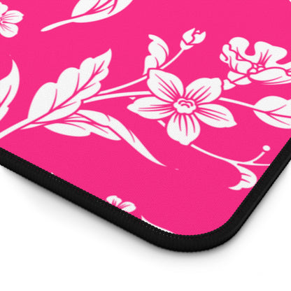 Pink Floral Desk Pad (12x18, 12x22 or 16x32)
