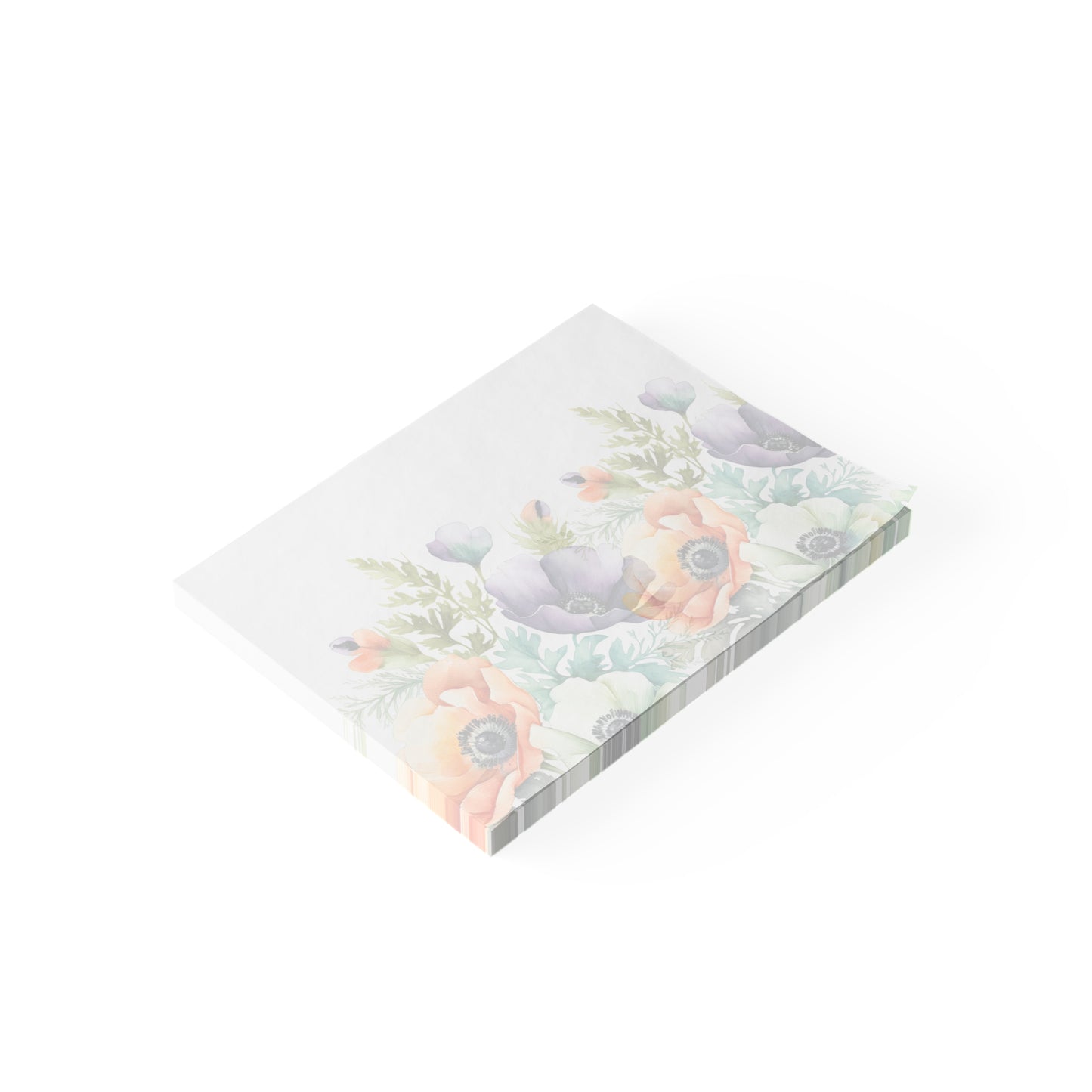 Decorated Floral Sticky Notes Botanical Floral Post It Notes (7 Sizes)