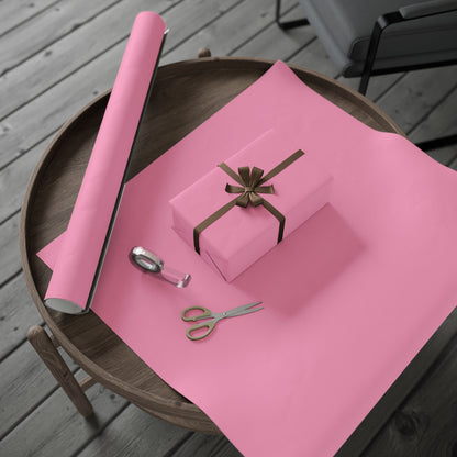 Light Pink Wrapping Paper Matte or Glossy Gift Wrap 3 Sizes Fine Art Paper