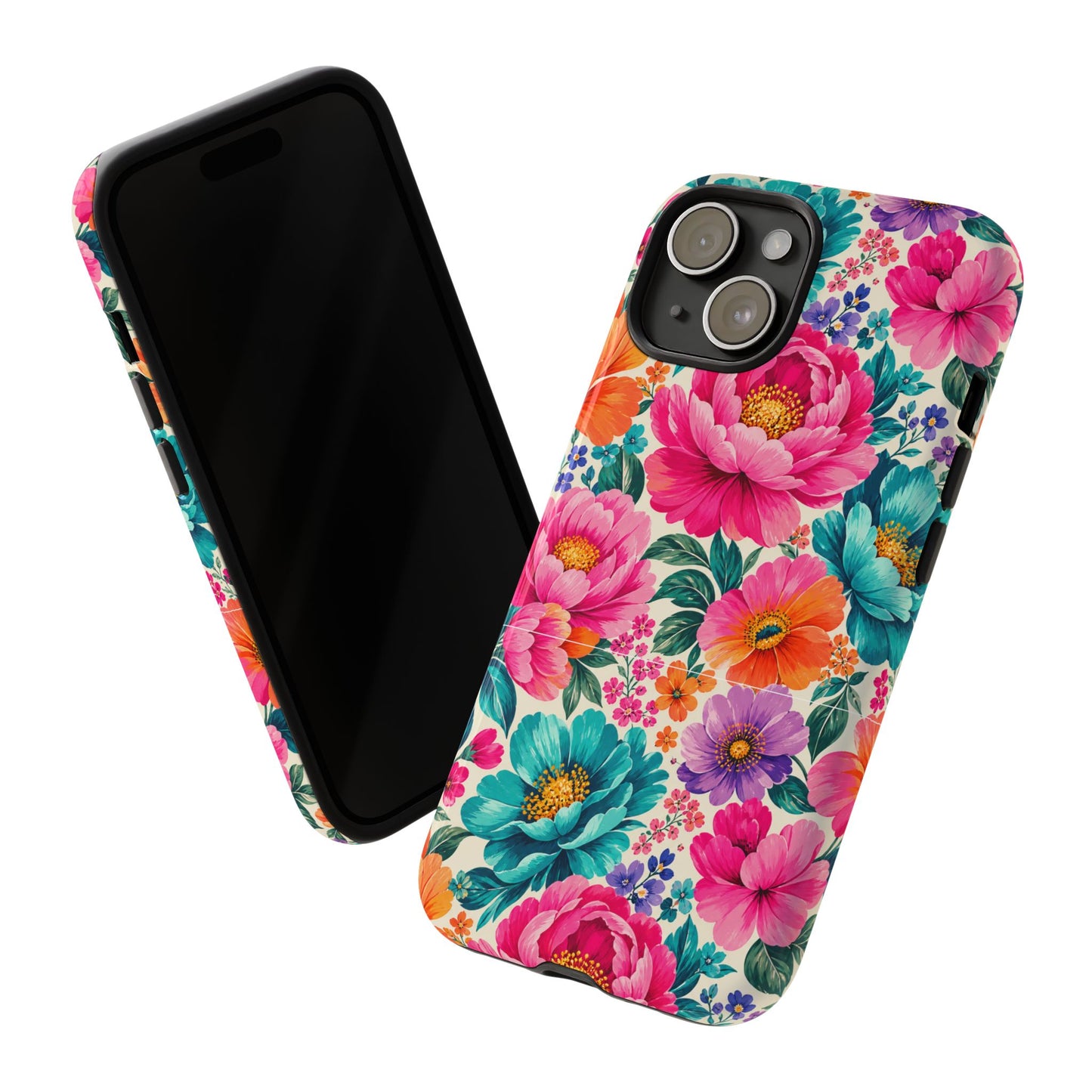Dreamy Floral Tough Phone Case iPhone Samsung Floral Phone Cover