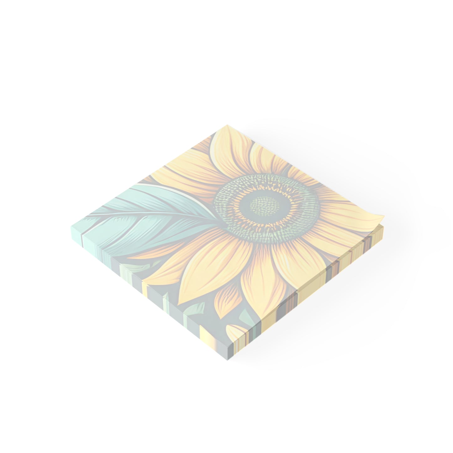 Sunflower Grove Sticky Notes Sunflower Post It Notes Botanical Notes (7 Sizes)