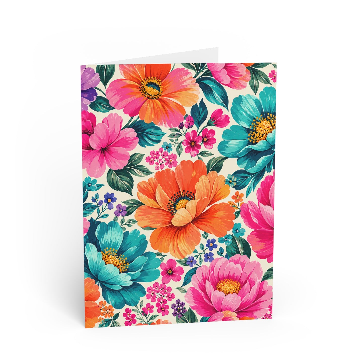 Dreamy Floral Folded Note Card Set Floral Stationery