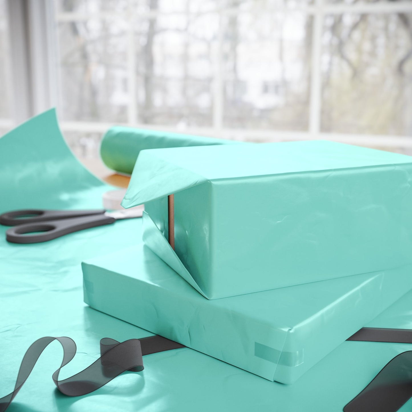 Candy Shop Wrapping Paper Matte or Glossy Gift Wrap 3 Sizes Fine Art Paper