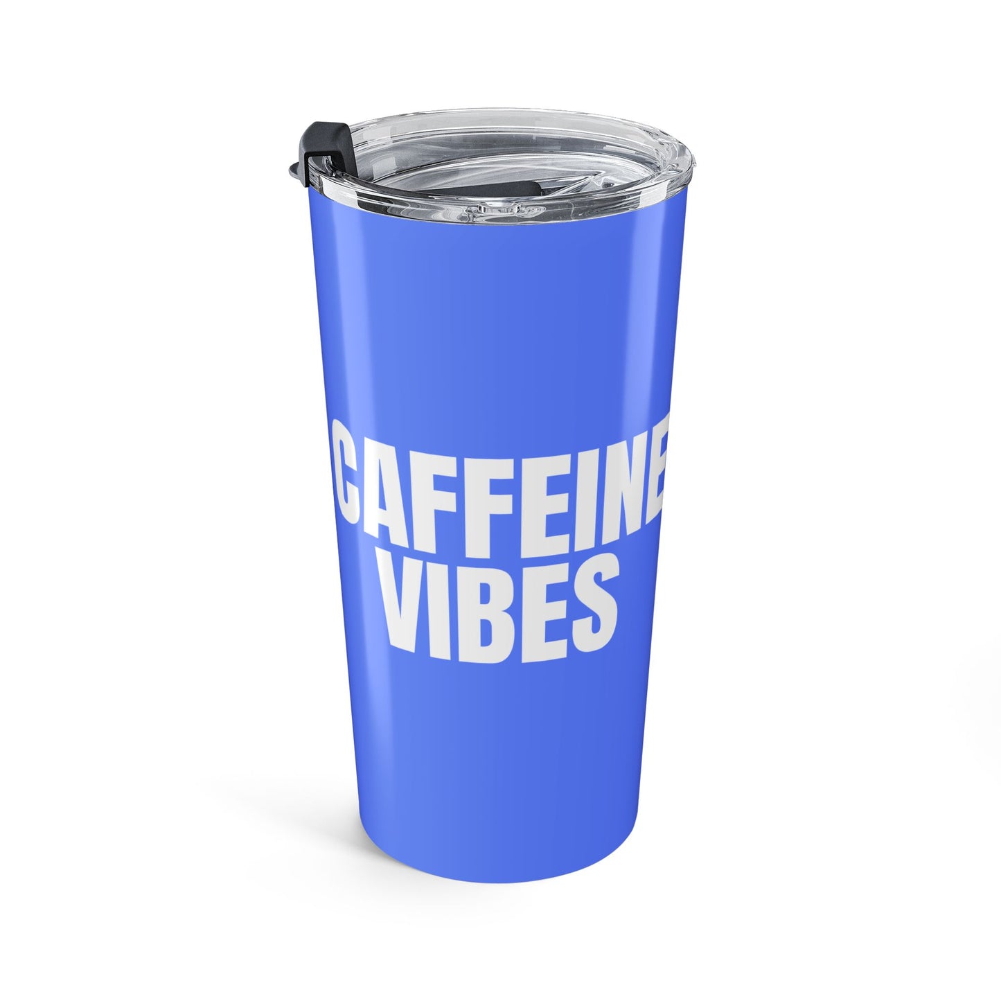 Periwinkle Caffeine Vibes 20oz Stainless Steel Tumbler | Color Coordinated Collection