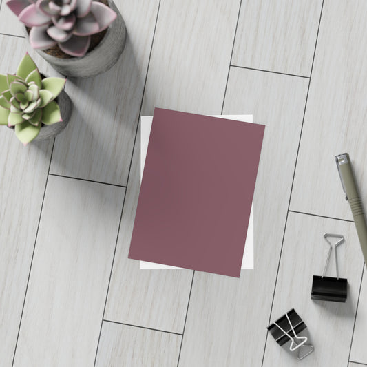 Mauve Post Card Color Coordinated Collection Sets (10, 30 or 50)