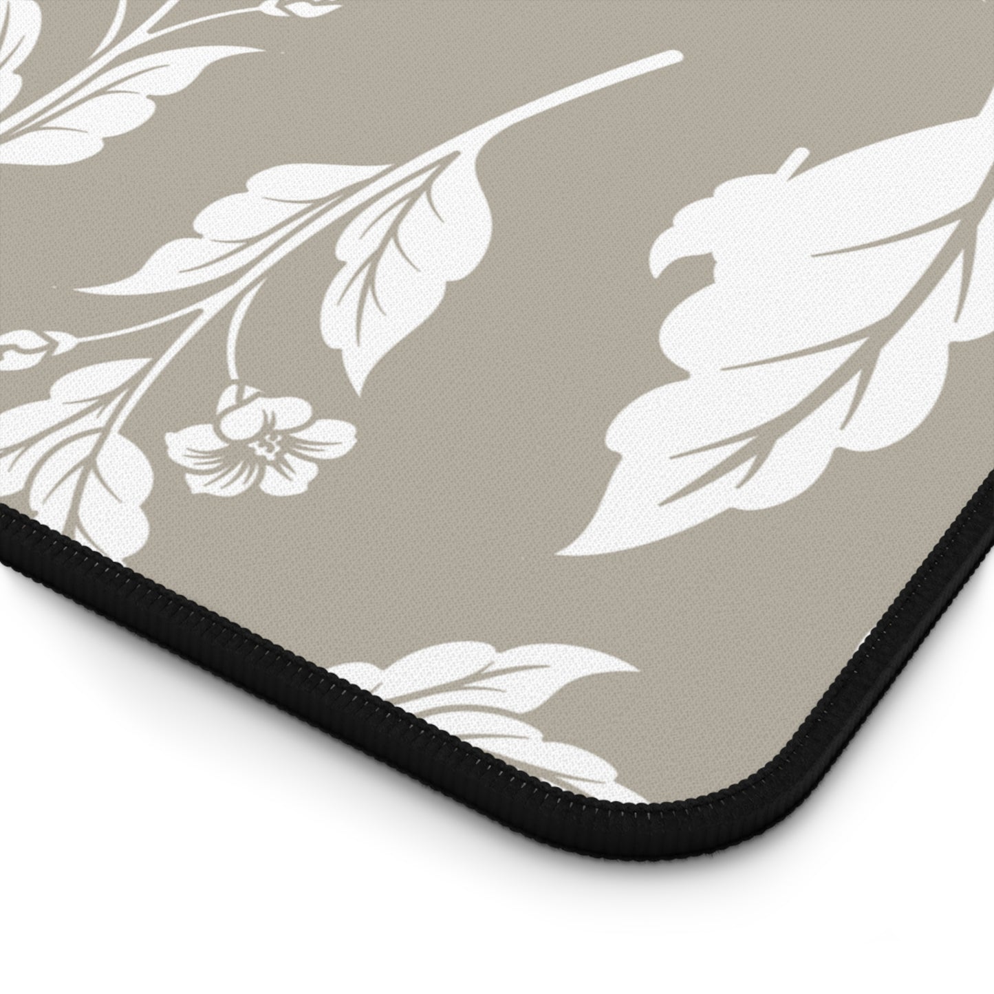 Warm Stone Floral Desk Pad (12x18, 12x22 or 16x32)