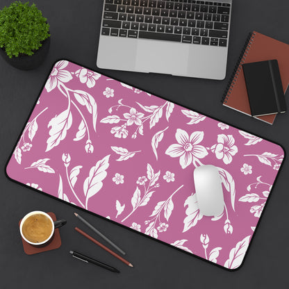 Lilac Wine Floral Desk Pad (12x18, 12x22 or 16x32)