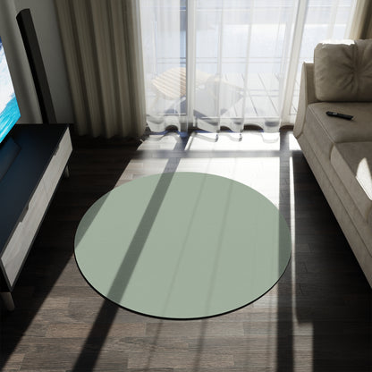 Sage Round Rug 60 Inch Floor Rug Minimal Home Decor Living Room Rug