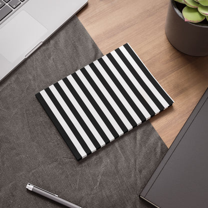 Black Stripe Sticky Notes (7 Sizes)