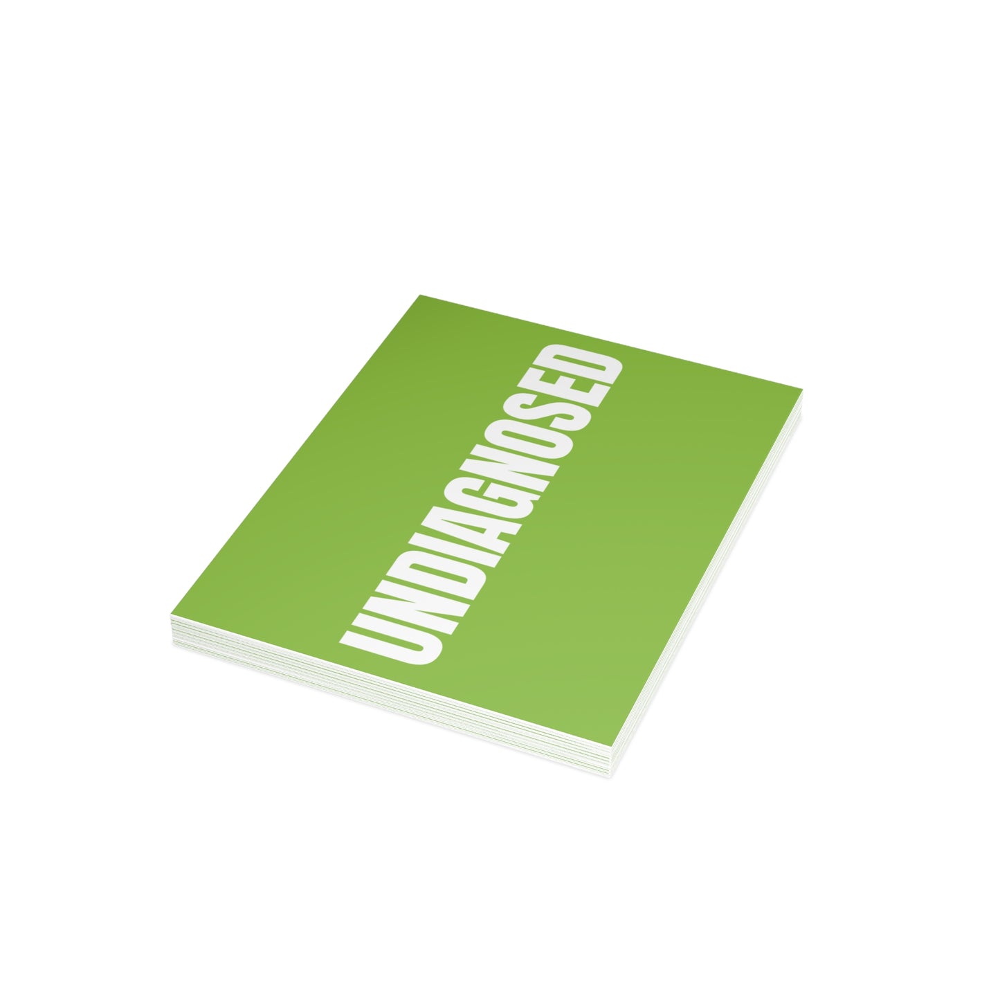 Muted Lime Postcard Set Pack of 10, 30 or 50 w/ Envelopes | Coordinated Collection