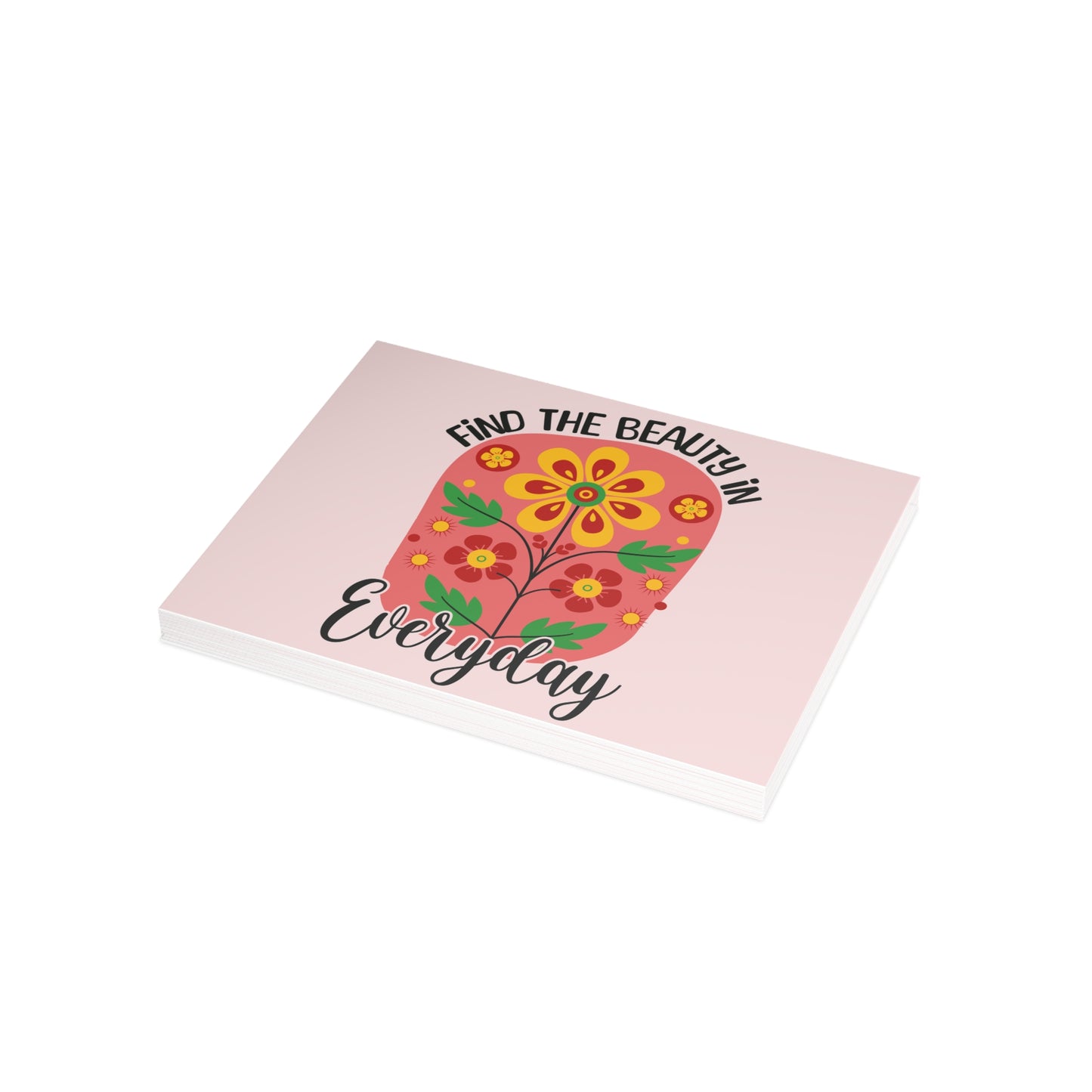 Find the Beauty Postcards Inspirational Floral Postcard Set