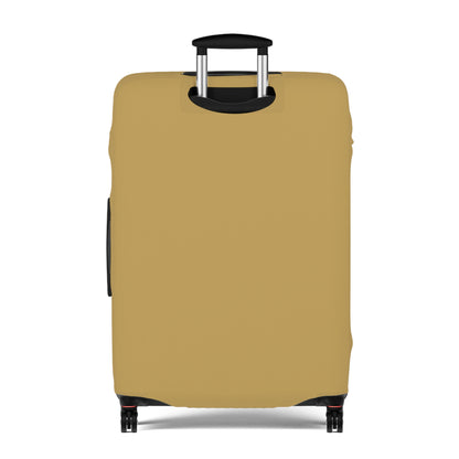 Muted Gold Luggage Cover Travel Suitcase Cover Protective Stretch Cover