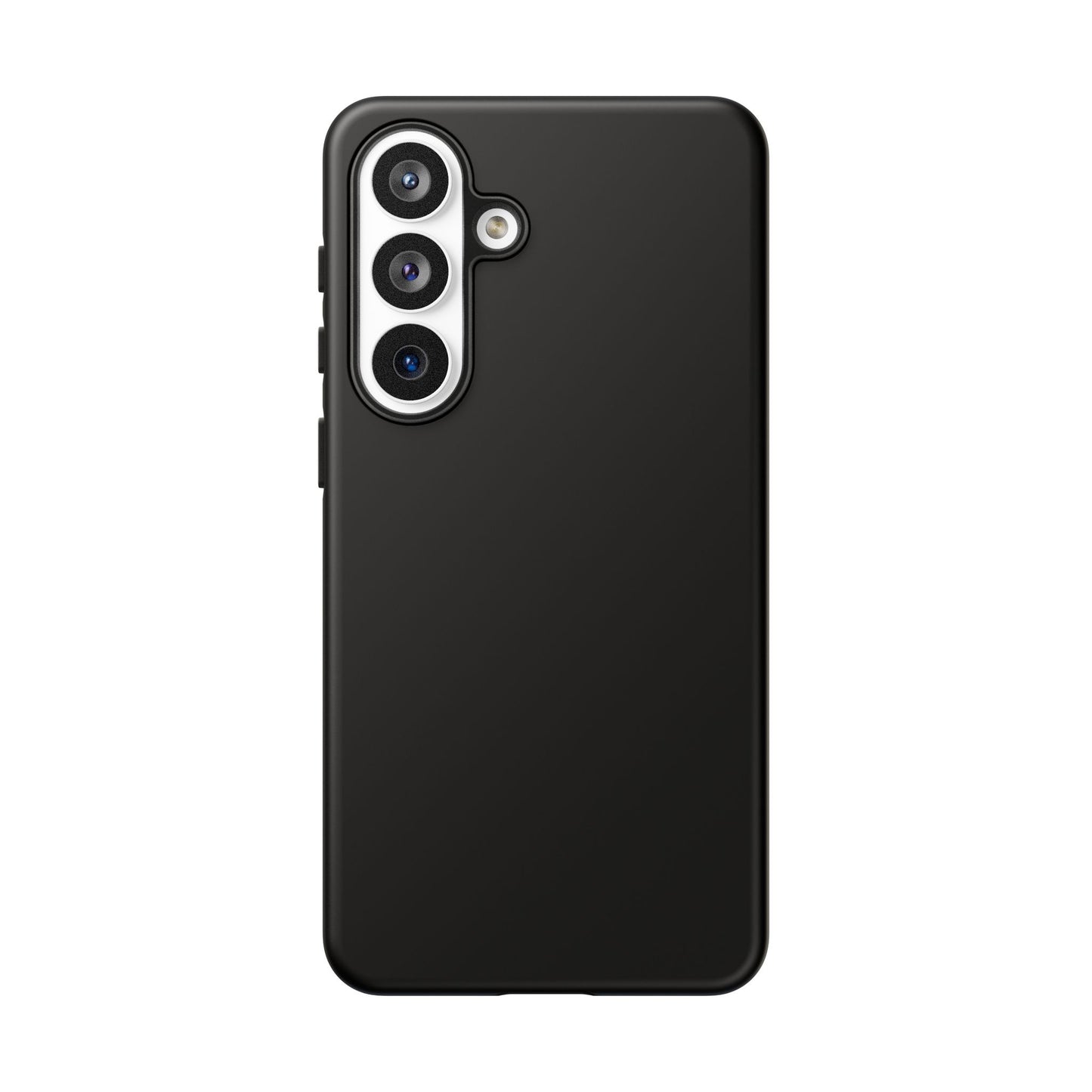 Black Tough Cell Phone Case Matte or Glossy Protective Case iPhone Samsung