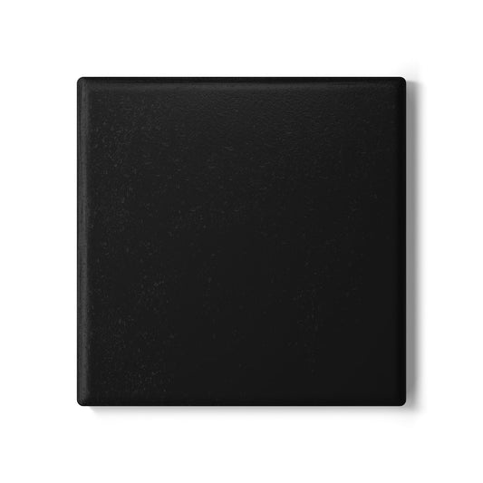 Black Ceramic Coaster Round or Square | Coordinated Collection