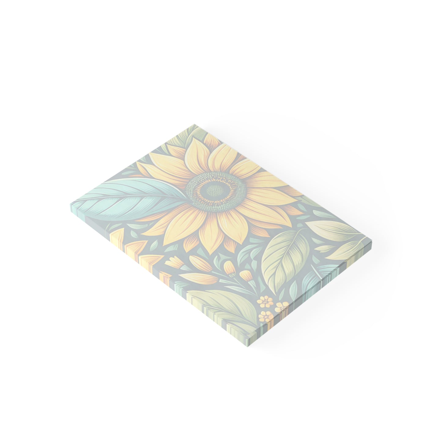 Sunflower Grove Sticky Notes Sunflower Post It Notes Botanical Notes (7 Sizes)