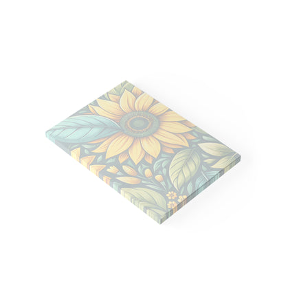 Sunflower Grove Sticky Notes Sunflower Post It Notes Botanical Notes (7 Sizes)