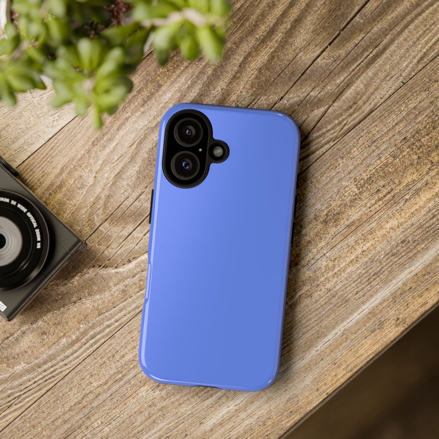 Periwinkle Tough Cell Phone Case Matte or Glossy Protective Case iPhone Samsung