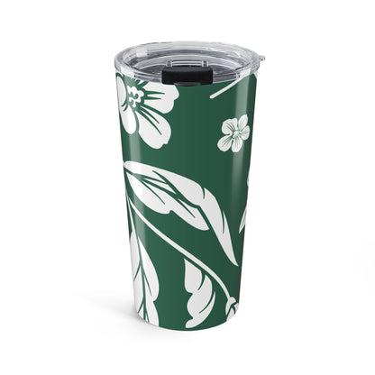 Leaf Green Floral 20oz Stainless Steel Tumbler | Coordinated Collection