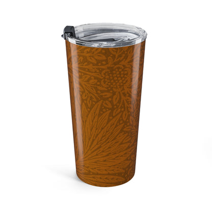 Saddle Tan Botanical Bloom  20oz Tumbler Insulated Travel Mug