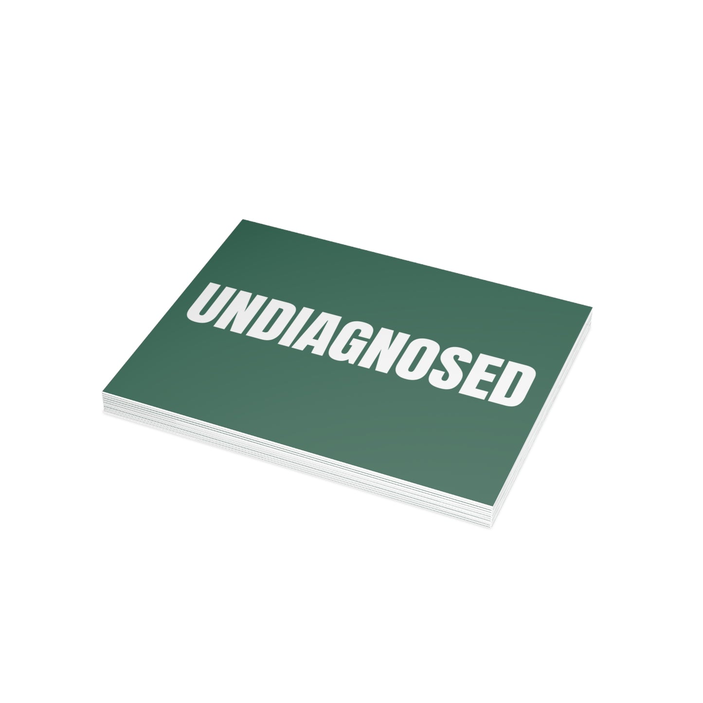 Leaf Green Postcard Set Pack of 10, 30 or 50 w/ Envelopes | Coordinated Collection