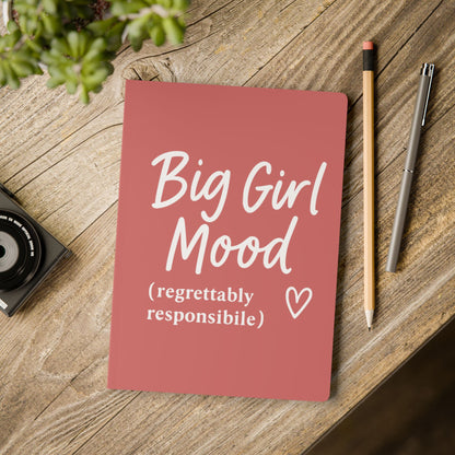 Red Autumns Big Girl Mood A5 Lined Journal