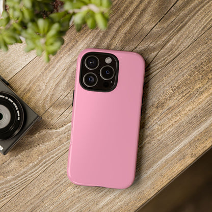Light Pink Tough Cell Phone Case Matte or Glossy Protective Case iPhone Samsung