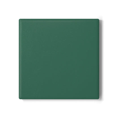 Leaf Green Ceramic Coaster Round or Square | Coordinated Collection