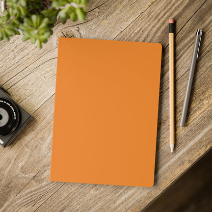 Tangerine Color Coordinated Collection A5 Lined Journal
